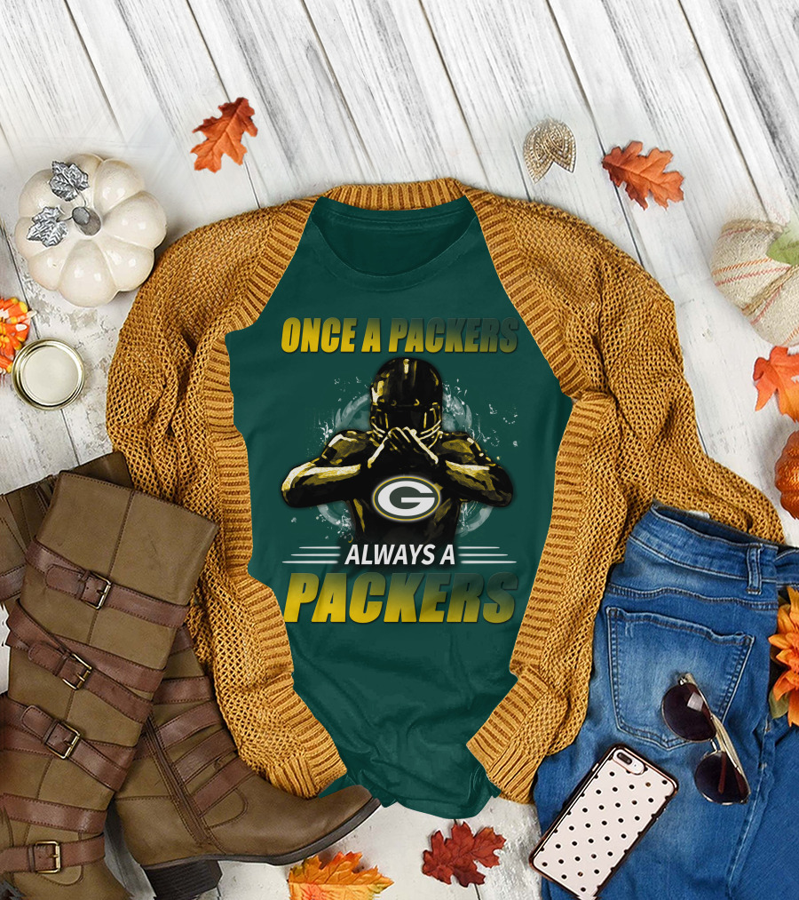Once A Packers Always A Packers Green Bay Packers 38 T-Shirt