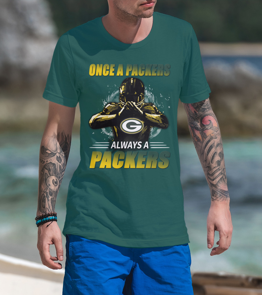 Once A Packers Always A Packers Green Bay Packers 38 T-Shirt