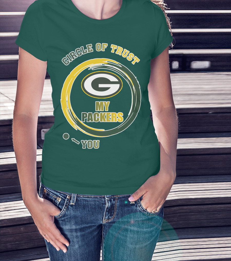 Circle Of Trust My Packers Green Bay Packers T-Shirt