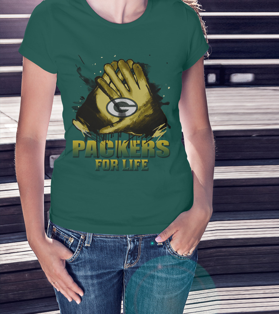 Packers For Life Green Bay Packers T-Shirt