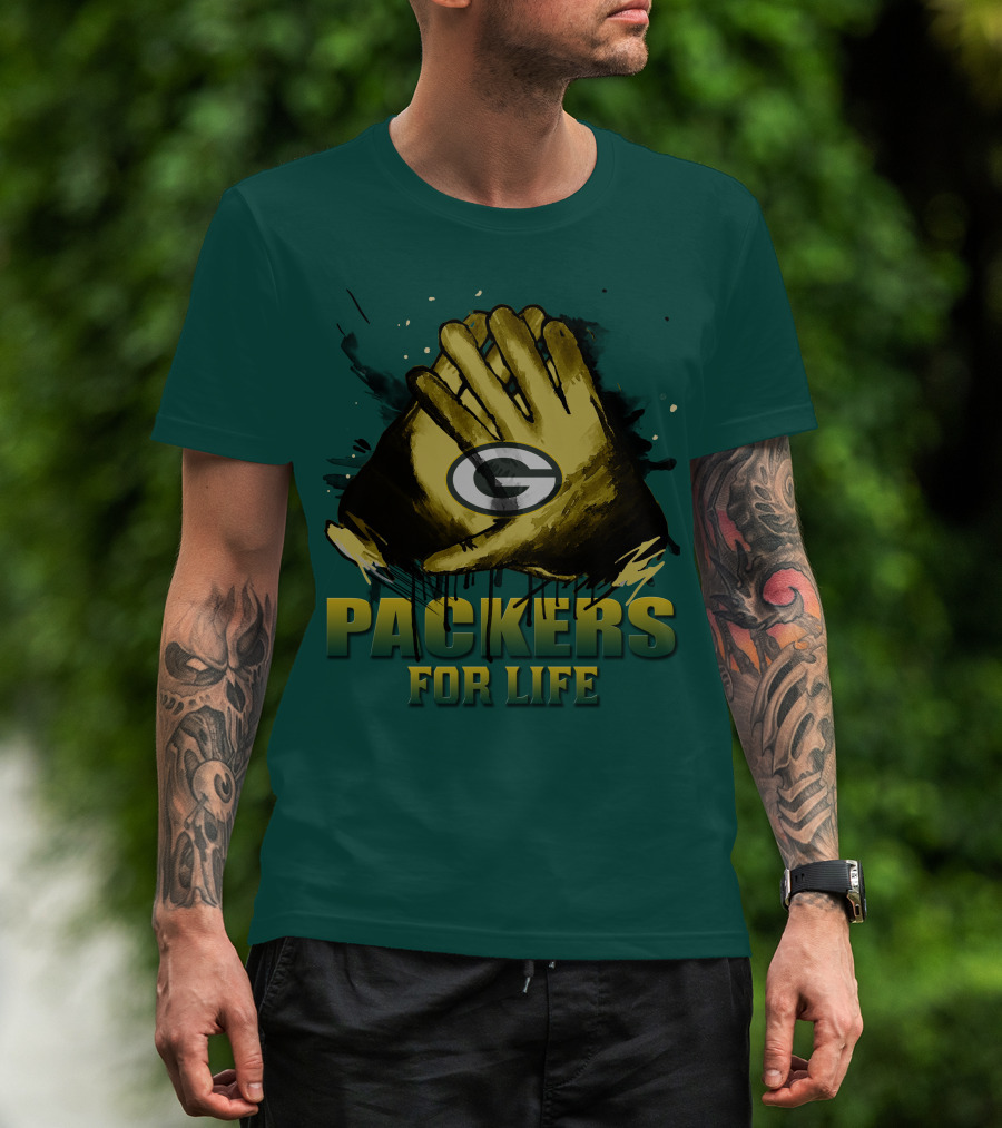 Packers For Life Green Bay Packers T-Shirt