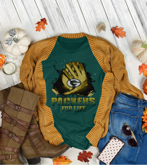 Packers For Life Green Bay Packers T-Shirt