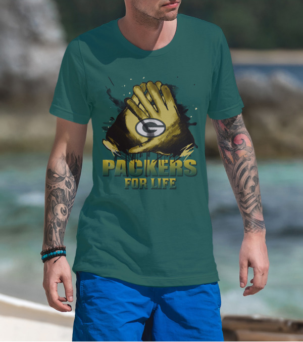 Packers For Life Green Bay Packers T-Shirt