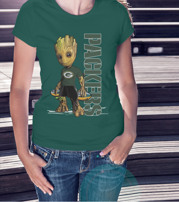 Groot Green Bay Packers Football Fan T-Shirt