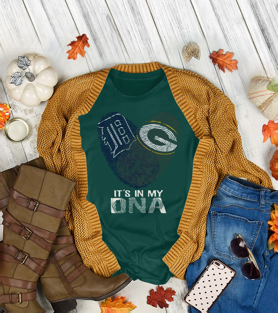 It's In My Dna Green Bay Packers 86 T-Shirt