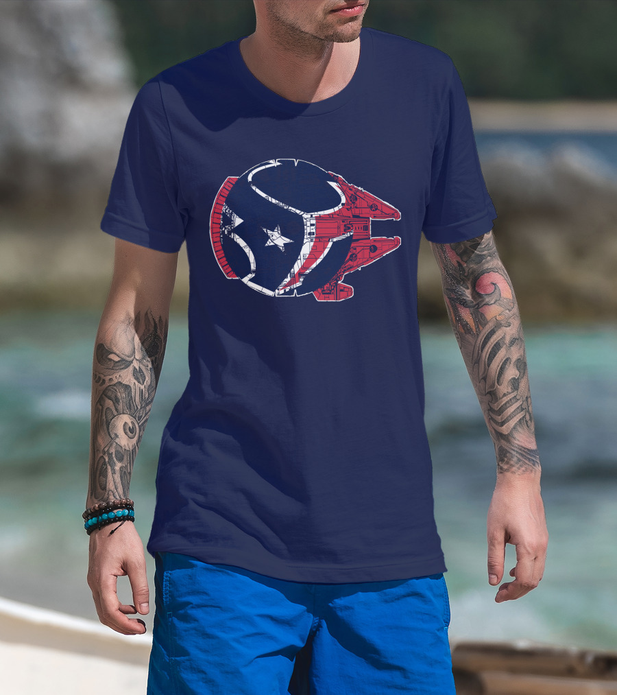 Houston Texans 76 Starship Tribute T-Shirt