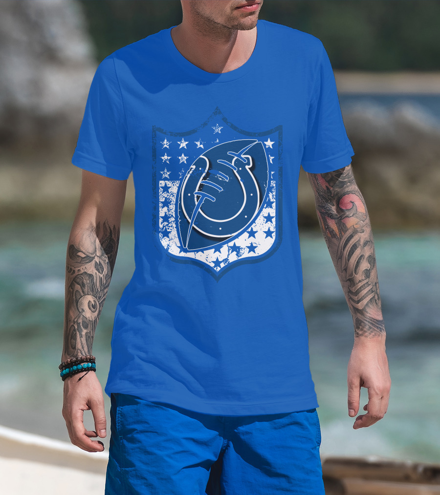 Indianapolis Colts Football Stars Shield T-Shirt