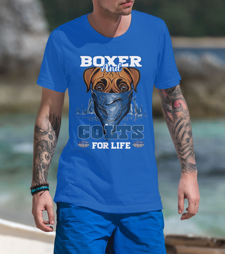 Boxer And Colts For Life T-Shirt