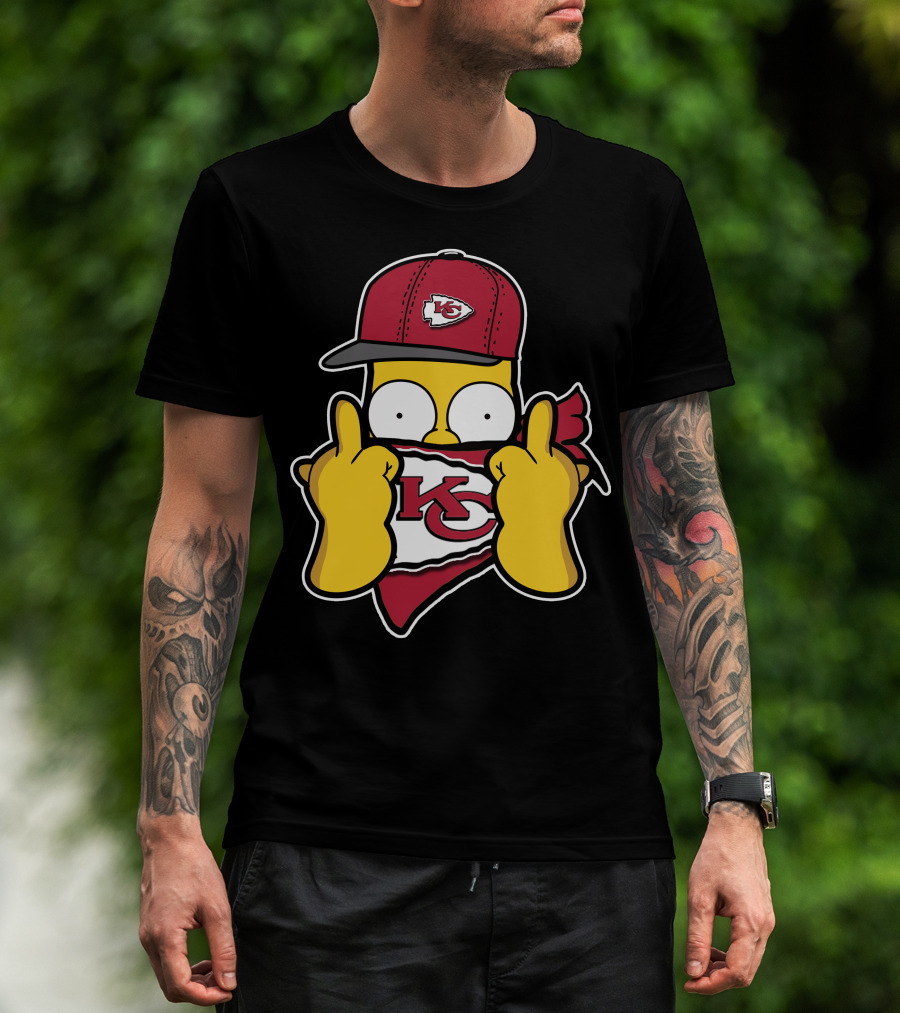 Kansas City Chiefs Homer Simpson T-Shirt