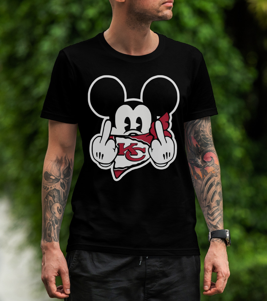 Kansas City Chiefs Kc Logo Gesture T-Shirt