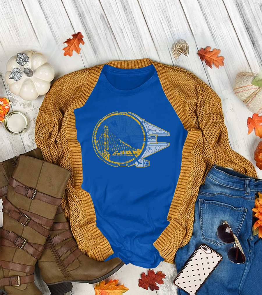 Golden State Warriors Millennium Falcon T-Shirt