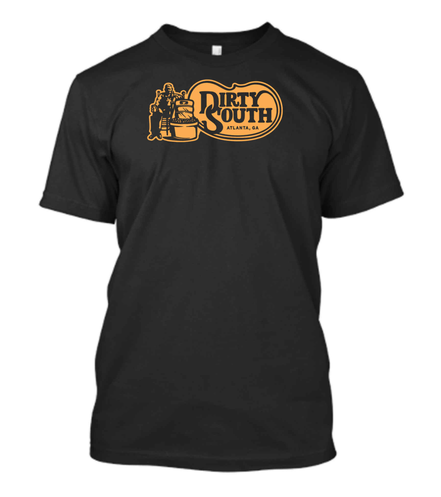 Dirty South Atlanta GA Porch Party Barbecue Scene T-Shirt