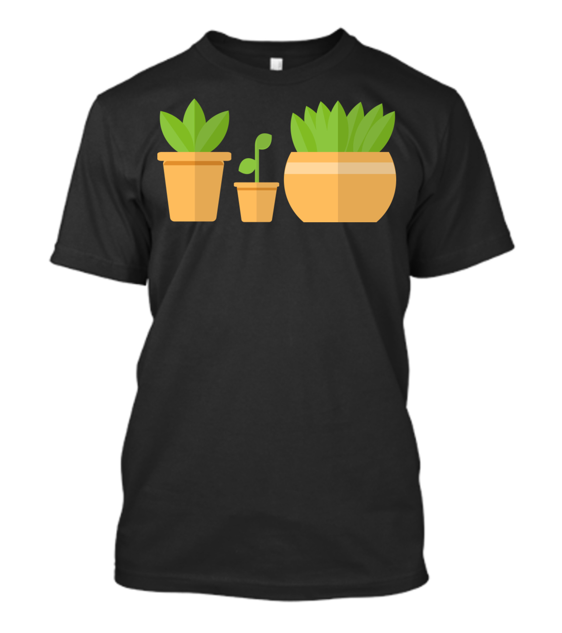 Plant Party With Three Potted Plants T-Shirt