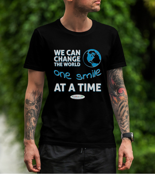 We Can Change The World One Smile At A Time Adventures Of Ned T-Shirt
