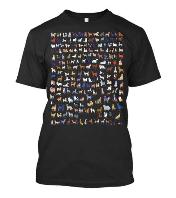 Every AKC Dog Breed Illustrated Collection T-Shirt