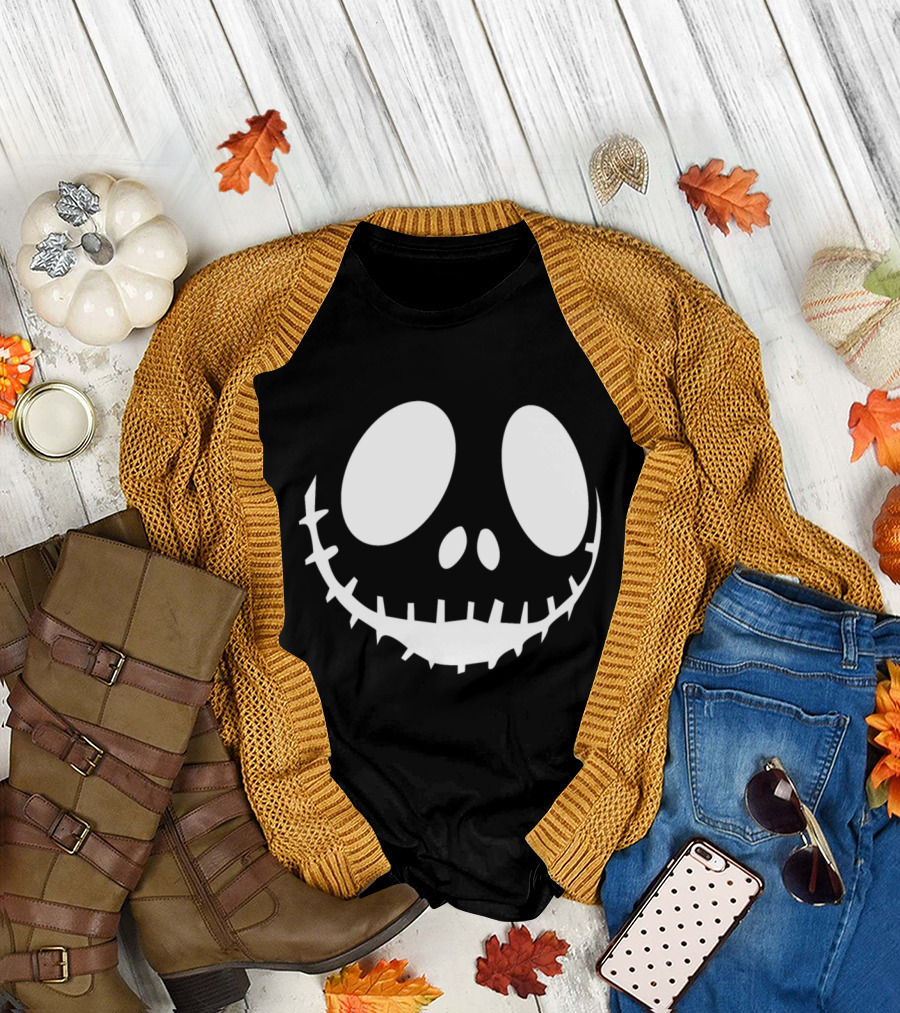 Jack Skellington Smiling Face T-Shirt