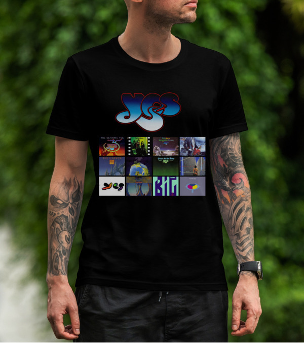 Yes Band Album Collection Highlights Classic Covers And Iconic T-Shirt