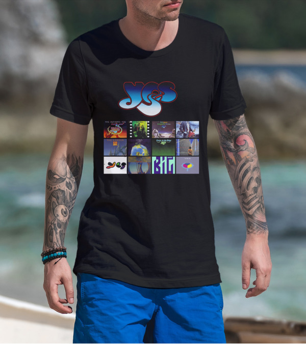 Yes Band Album Collection Highlights Classic Covers And Iconic T-Shirt