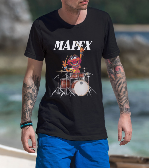 The Muppet Show Animal With Mapex Drums T-Shirt