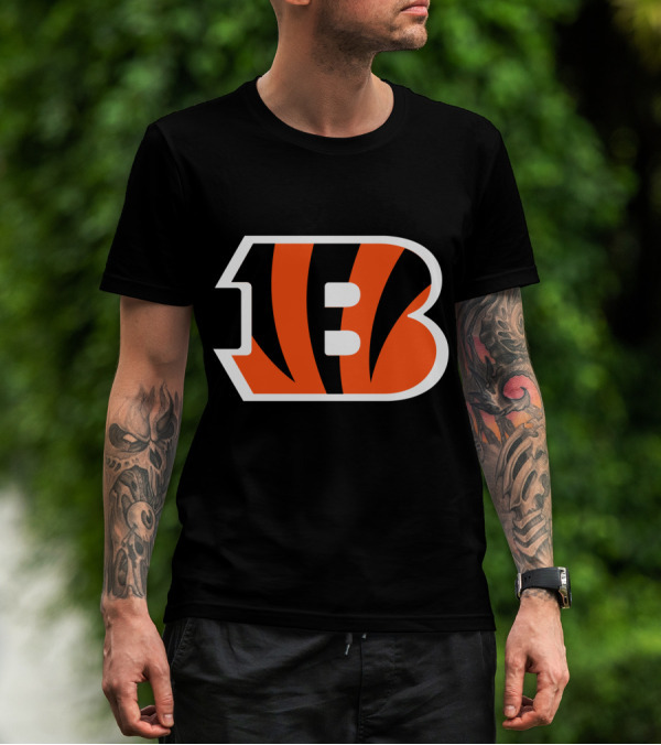 Cincinnati Bengals Striped B T-Shirt