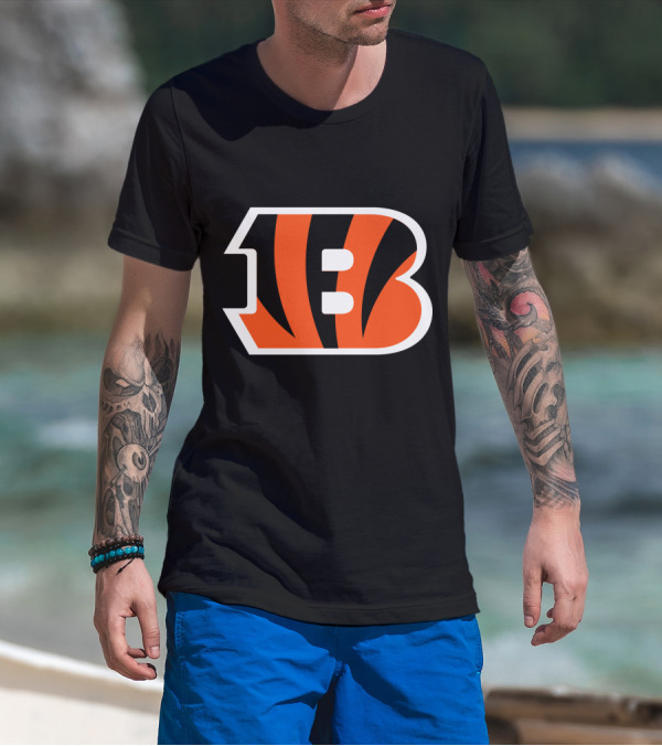 Cincinnati Bengals Striped B T-Shirt