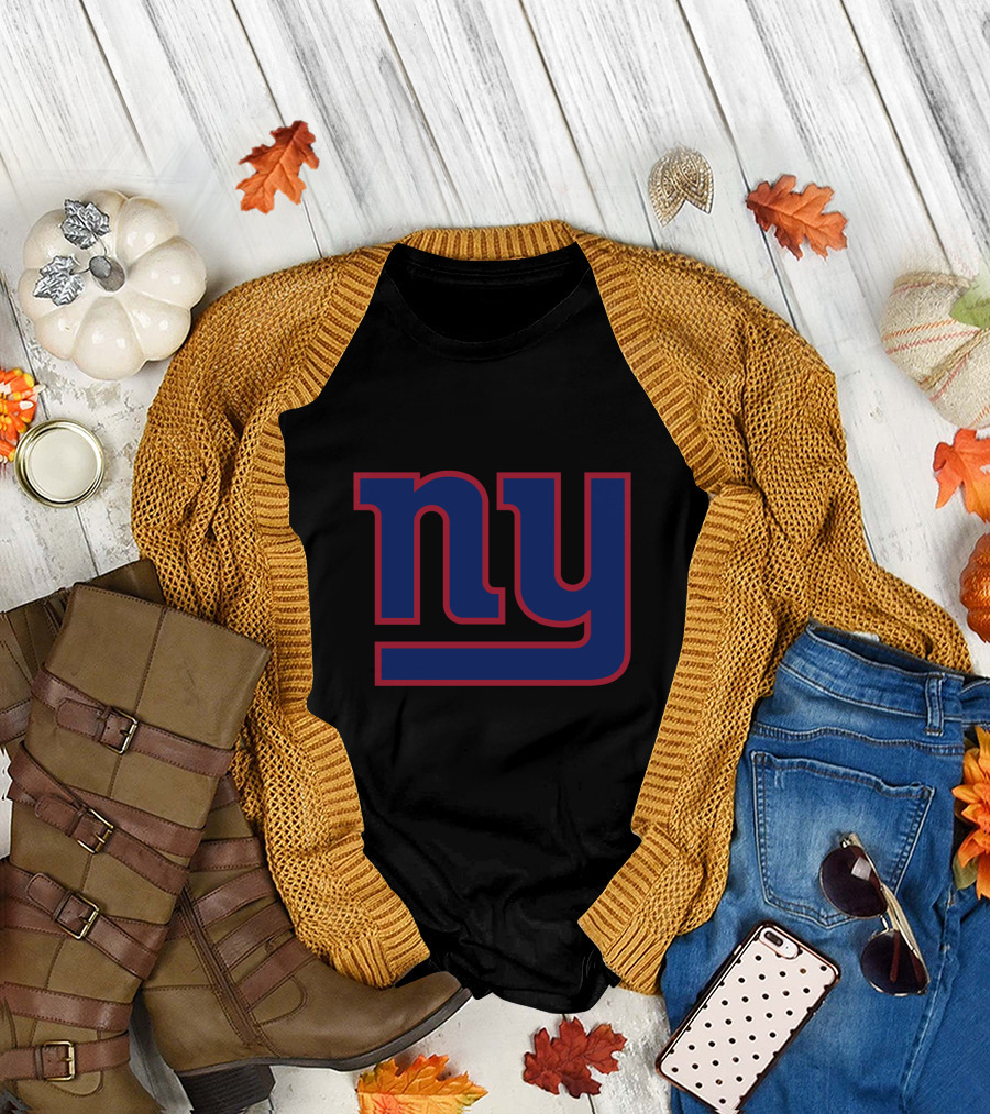 New York Giants Classic Blue and Red T-Shirt