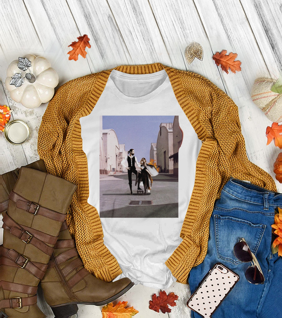 Rumours Wish You Were Here Pink Floyd Fleetwood Mac Vintage Fusion T-Shirt