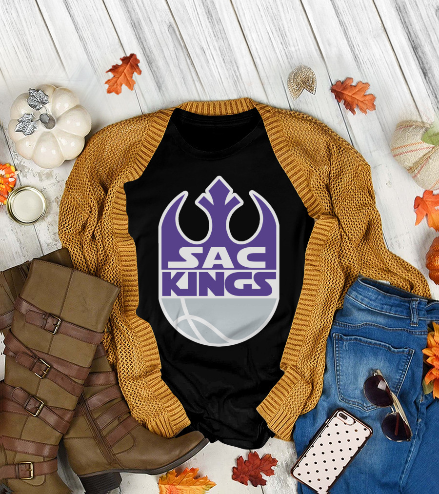 Sac Kings Capital City Rebels Basketball T-Shirt