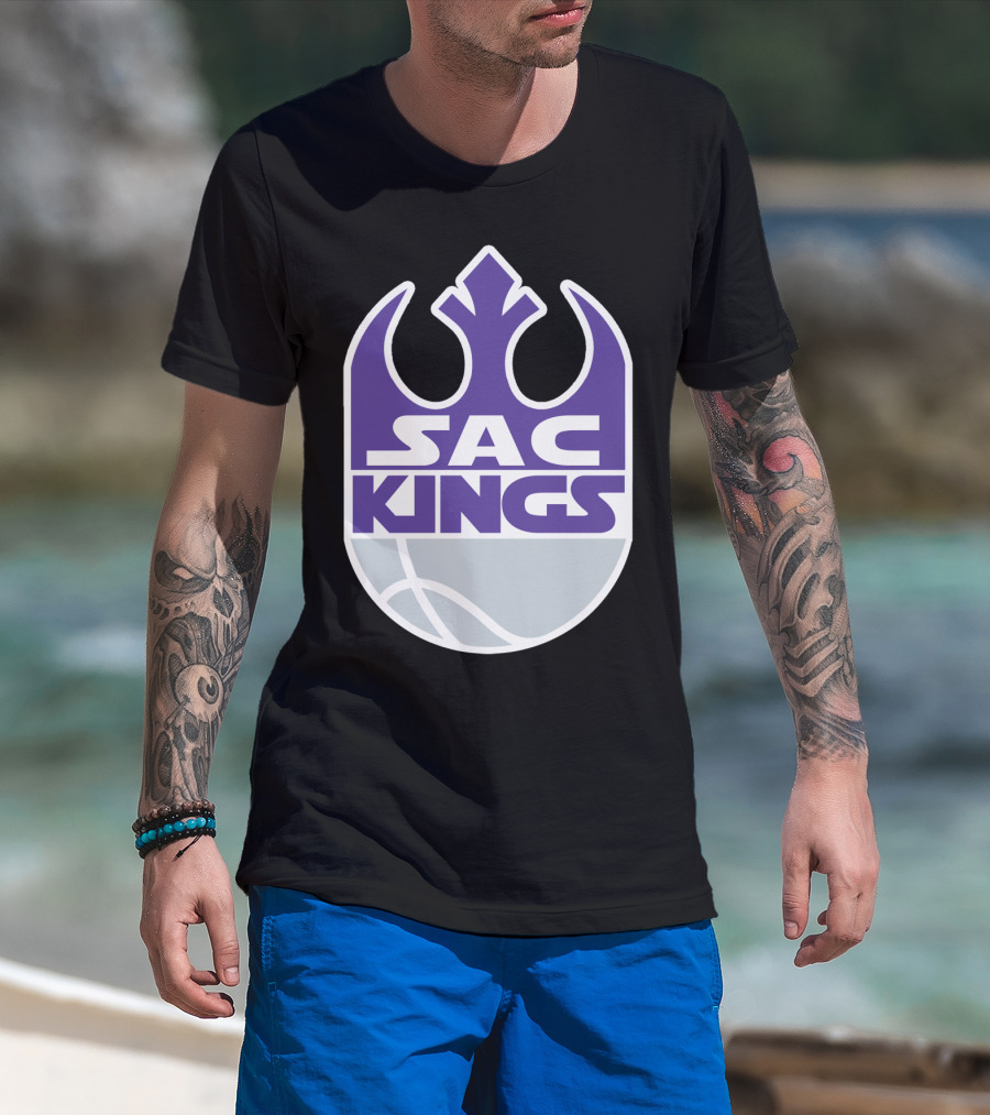 Sac Kings Capital City Rebels Basketball T-Shirt