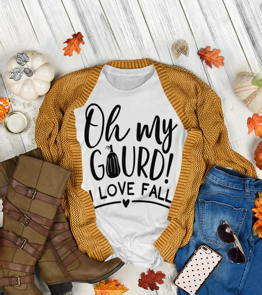 Oh My Gourd I Love Fall T-Shirt