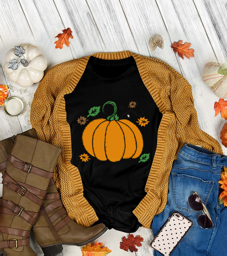 Grow Big or Grow Home Pumpkin Harvest Festival T-Shirt