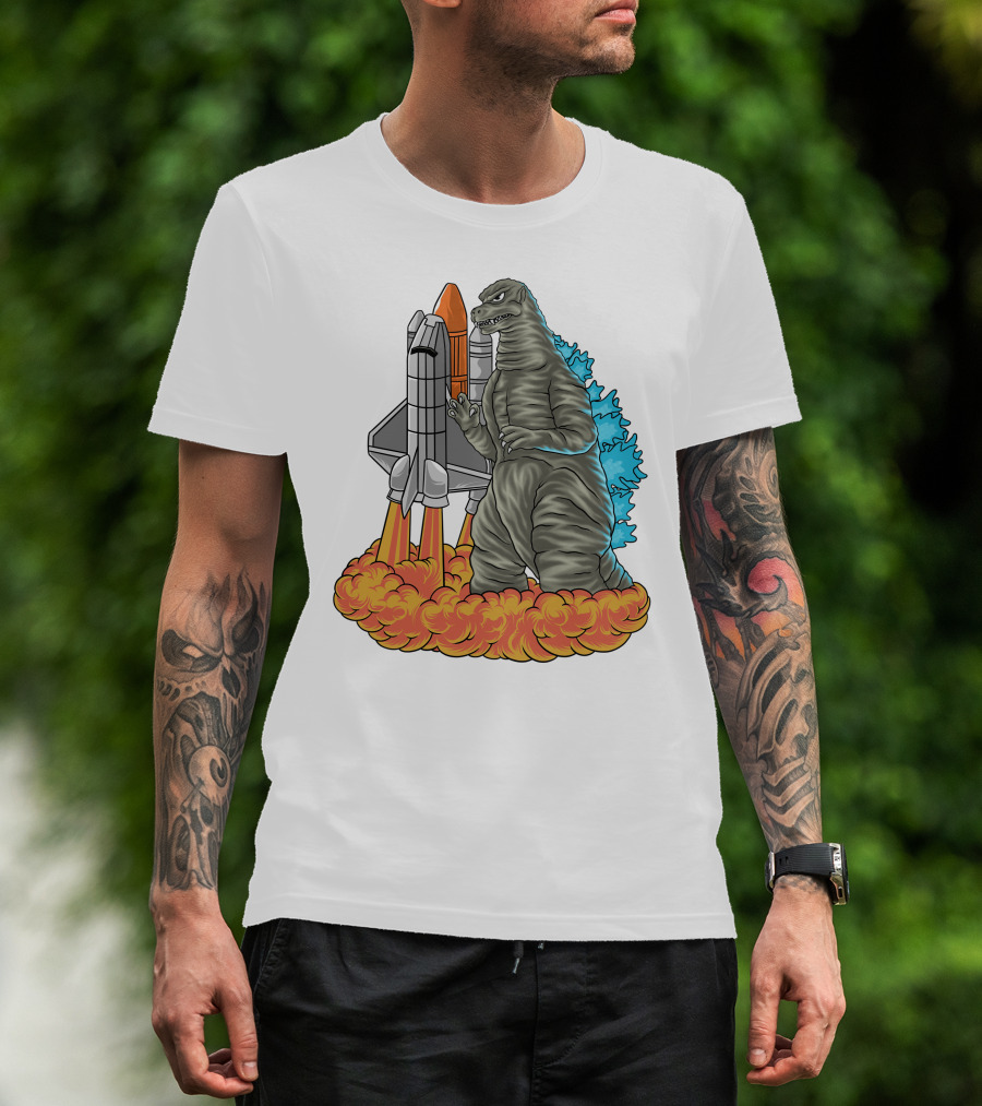 Rudal Zilla Rocket Monster Fusion T-Shirt