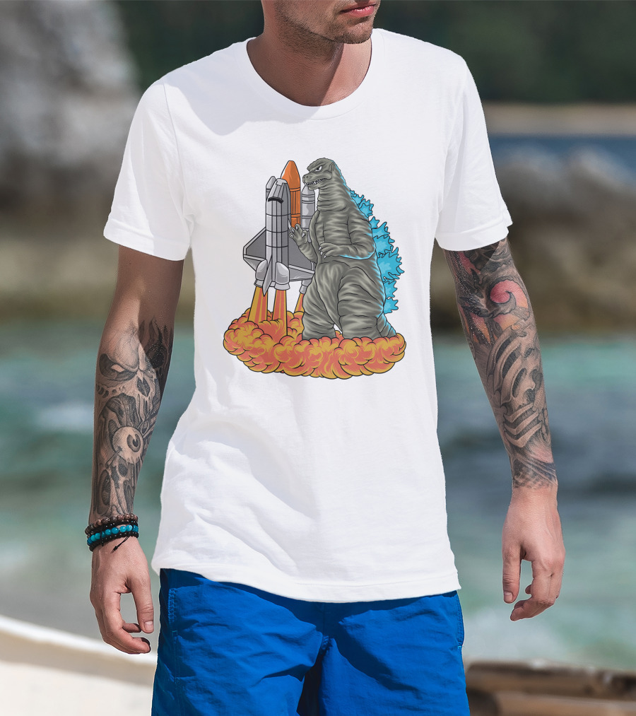 Rudal Zilla Rocket Monster Fusion T-Shirt
