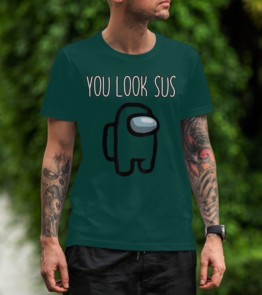 You Look Sus Among Game Us Gamer T-Shirt