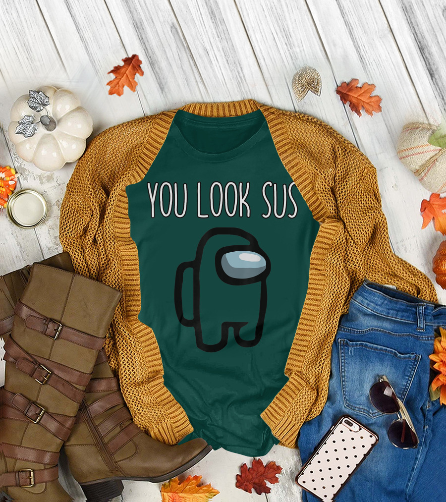 You Look Sus Among Game Us Gamer T-Shirt