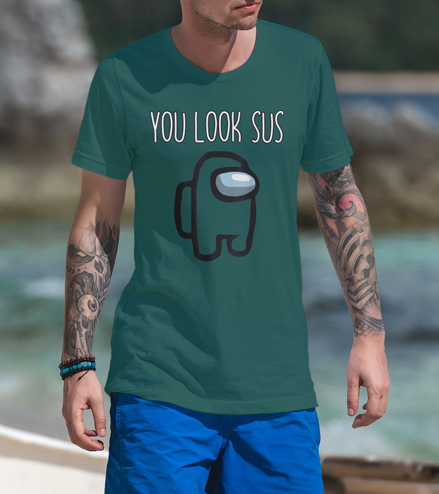 You Look Sus Among Game Us Gamer T-Shirt