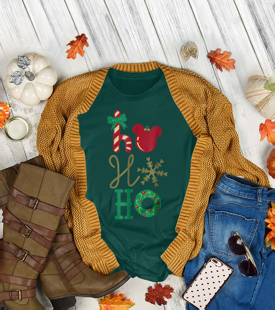 Ho Ho Ho Disney Mickey Holiday T-Shirt