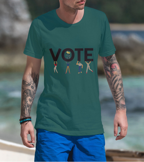 Vote Crown Carry Kings Pop T-Shirt