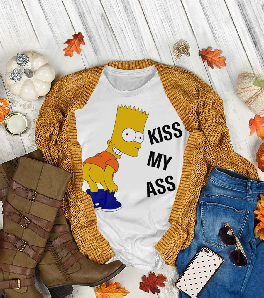 Bart Simpson Kiss My Ass T-Shirt