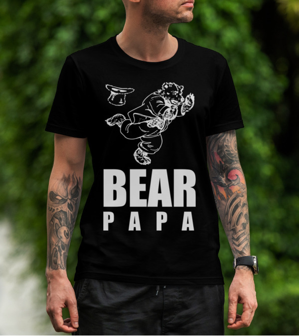 Bear Papa Creative Awesome Fabulous Anthropomorphic Dancing Bear T-Shirt
