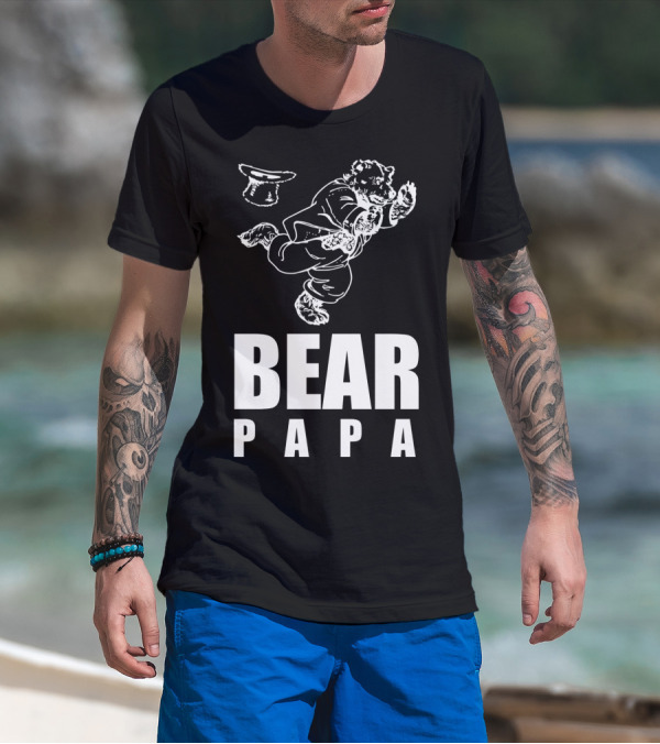 Bear Papa Creative Awesome Fabulous Anthropomorphic Dancing Bear T-Shirt