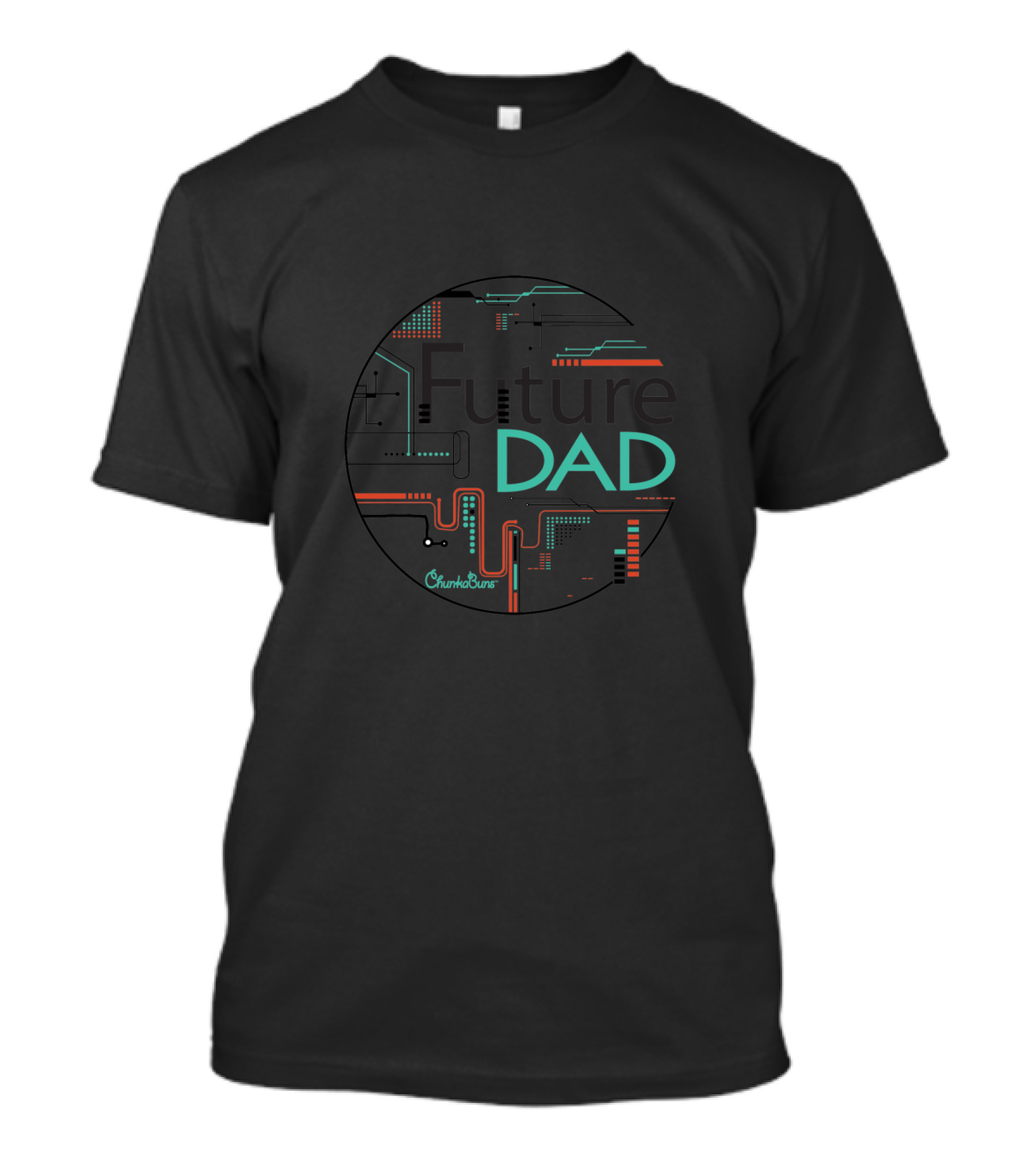 Future Dad Technology Circuit Design By ChumbaBums T-Shirt