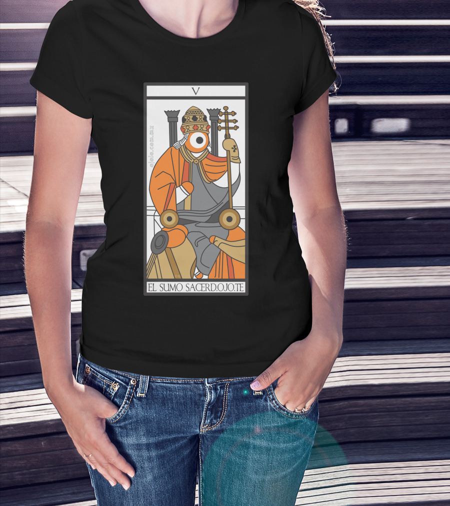 El Sumo Sacerd.ojote Tarot Card V Priest Symbolic T-Shirt