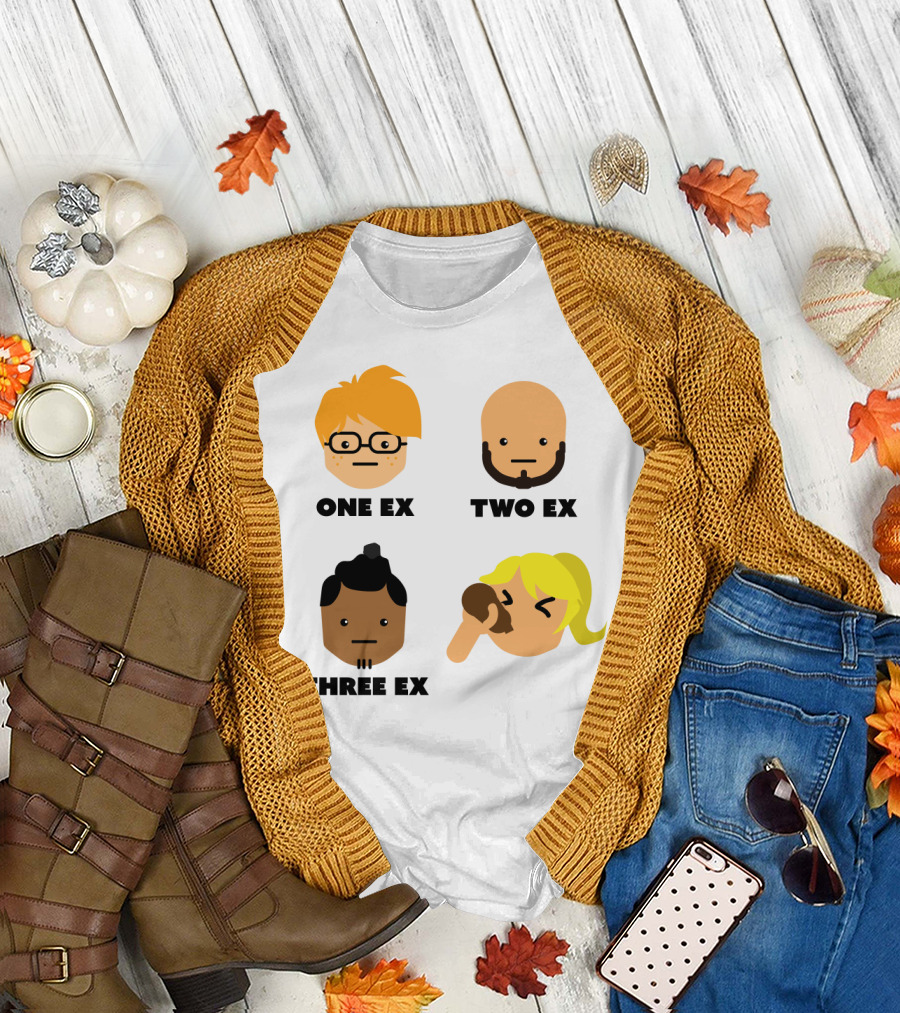 One Ex Two Ex Three Ex Australian Breakups T-Shirt