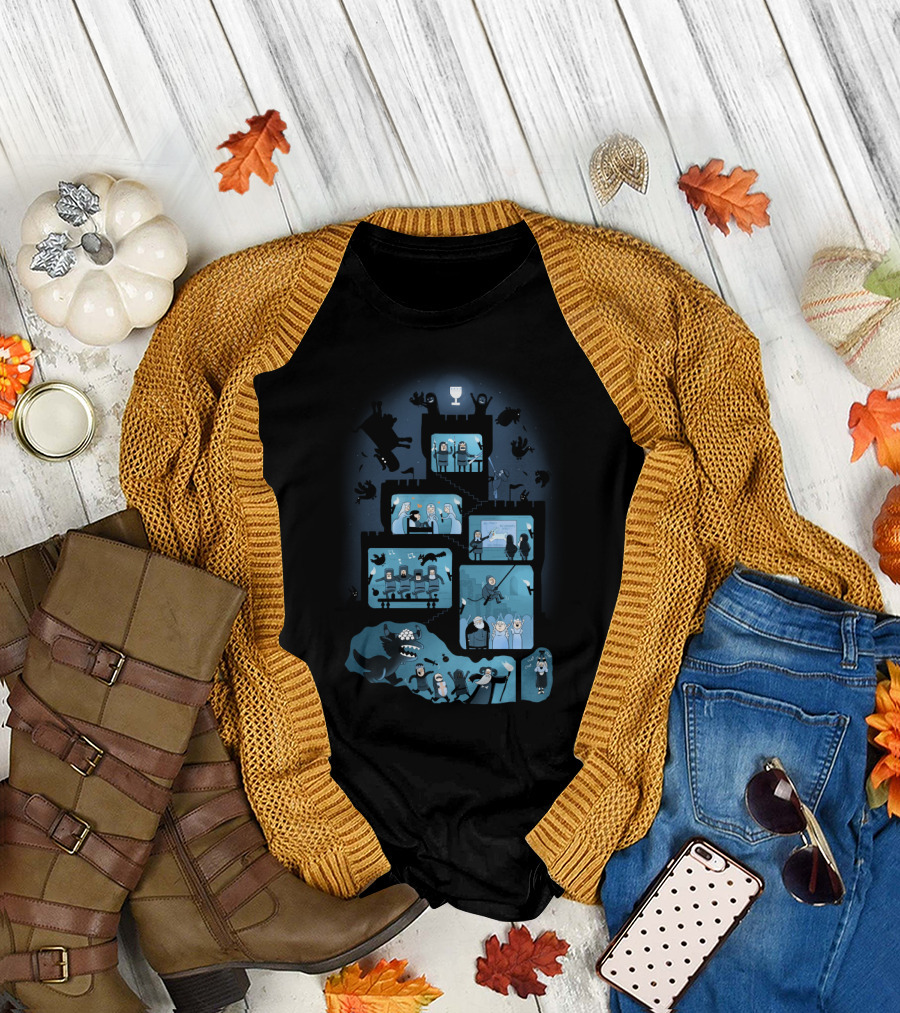 Monty Python and the Holy Grail Castle Scenes It is a Silly Place T-Shirt