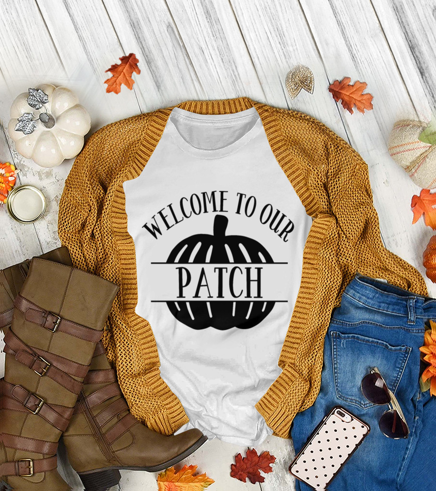 Welcome To Our Patch Pumpkin Spice T-Shirt