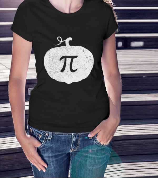 Pi Day Funny Pumpkin Pie Math Humor Nerd T-Shirt