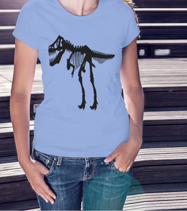 Tyrannosaurus Rex T.Rex Dinosaur Skeleton T-Shirt