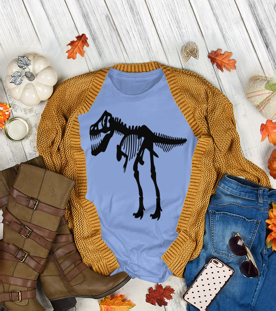 Tyrannosaurus Rex T.Rex Dinosaur Skeleton T-Shirt