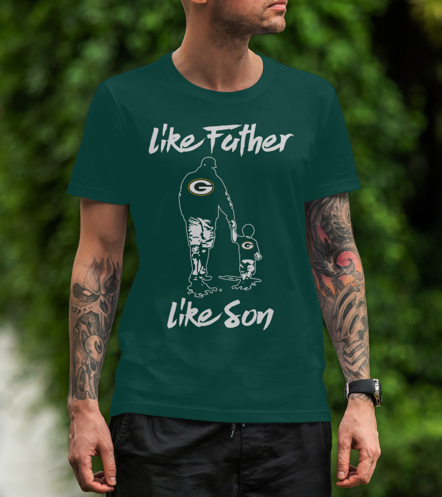 Like Father Like Son Green Bay Packers T-Shirt